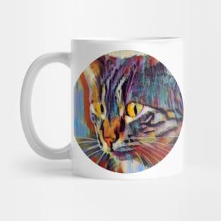 Frisky floppy cat Mug